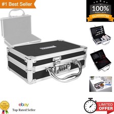 Combination Lock Medicine Safe Case - Portable Storage for Medication Keeps...