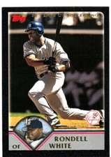 2003  Topps Black #619 Rondell White #/52 042-L