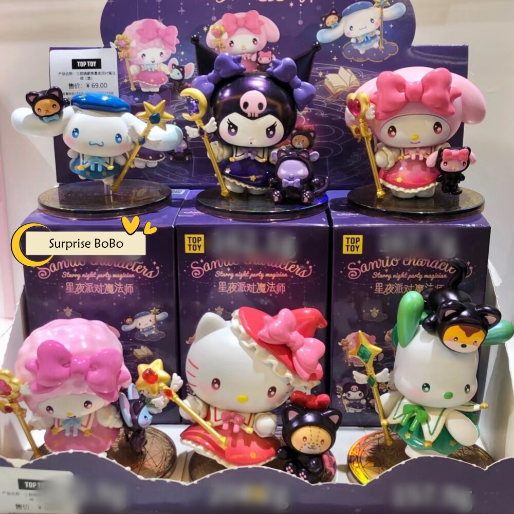 Toptoy Sanrio Starry Night Party Magician Series Blind Box Figures
