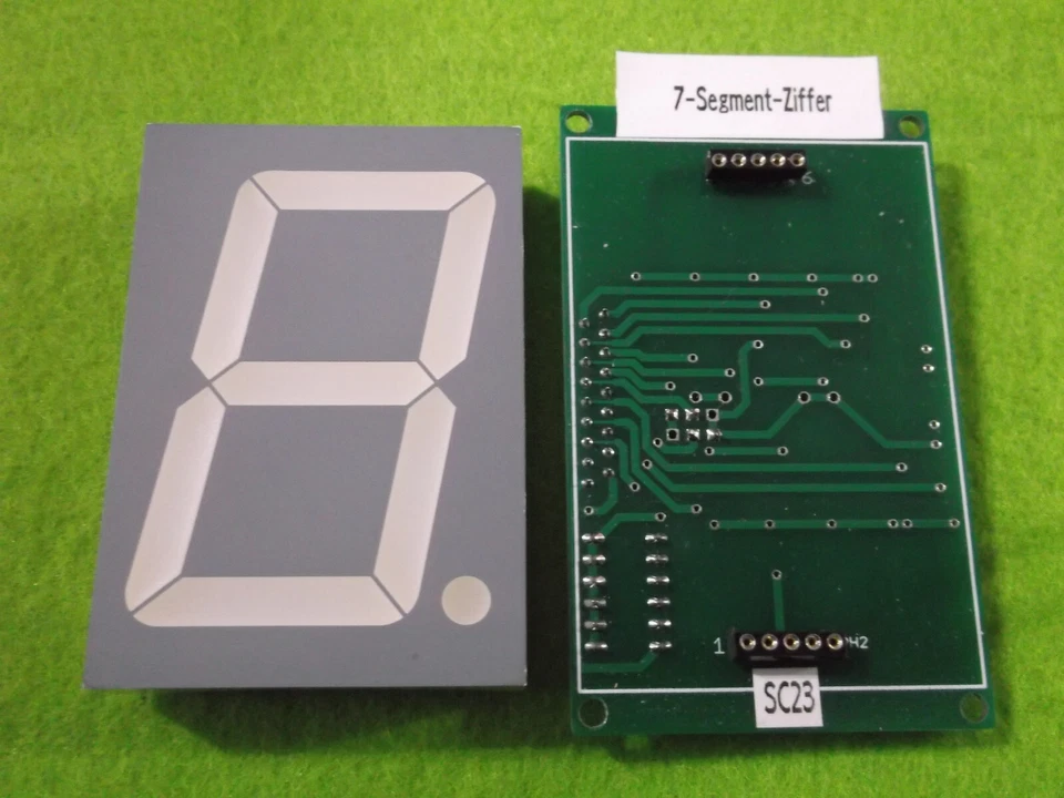 Arduino Uhr Ziffer-Modul + Kingbright SC23-12SR 56mm 7-Segment Anzeige-Display