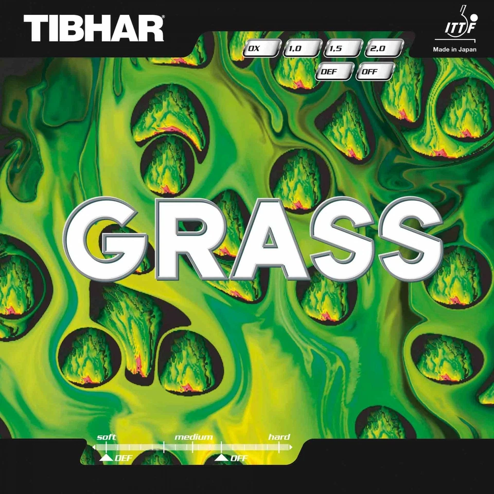 Tibhar Grass / DEF Version / Tischtennisbelag / Lange Noppen / zum Sonderpreis