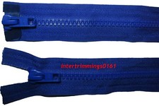 OPTI ZIP ROYAL BLUE, 29.5"/75CM, CHUNKY PLASTIC TEETH , TWO WAY OPEN END, NO 5