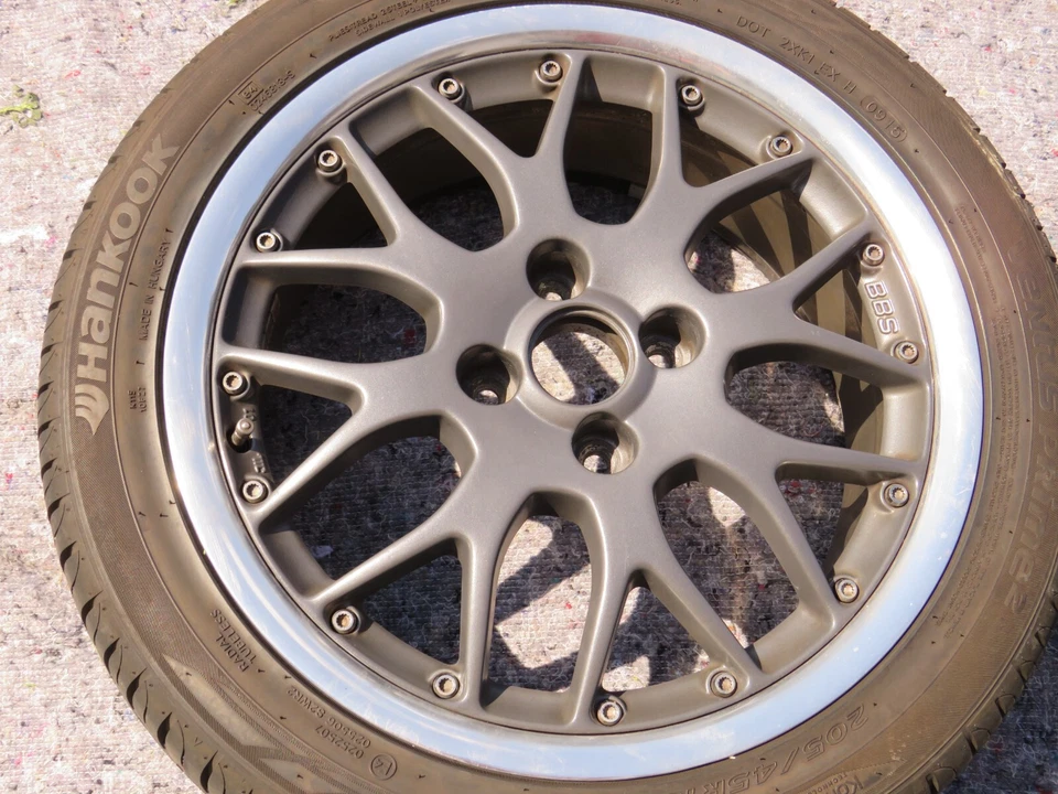 BBS RS764 Komplett Rad Satz 16 Zoll 4x100 VW GOLF CABRIO / 205 45 R16 83V / 2001 - Bild 4 von 4