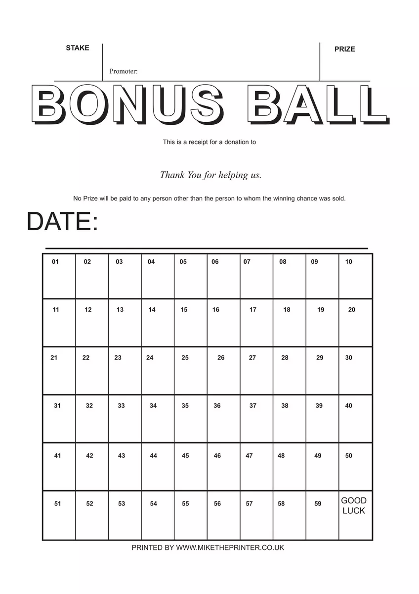Last night's lotto on sale bonus ball
