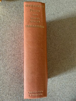 Plexus by Henry Miller (Hardcover 1963) The Rosy Crucifixion Weidenfeld Nicolson