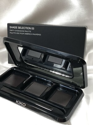 New! KIKO Milano Shade Selection 3 Pan Empty Eyeshadow ''Z'' Palette Magnetic