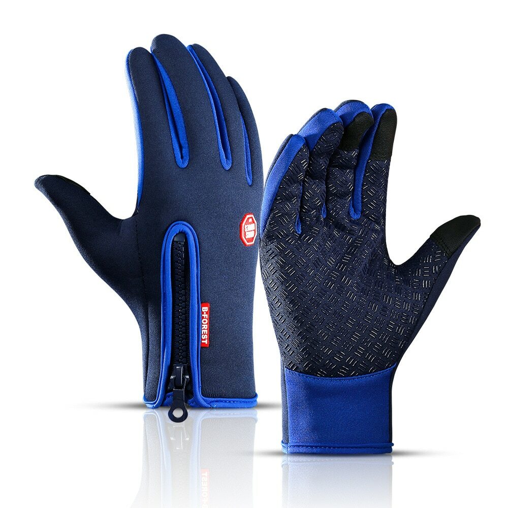 Winter Gloves Fishing Man Gloves Waterproof Warm Touch Screen Women Cycling Lady-image