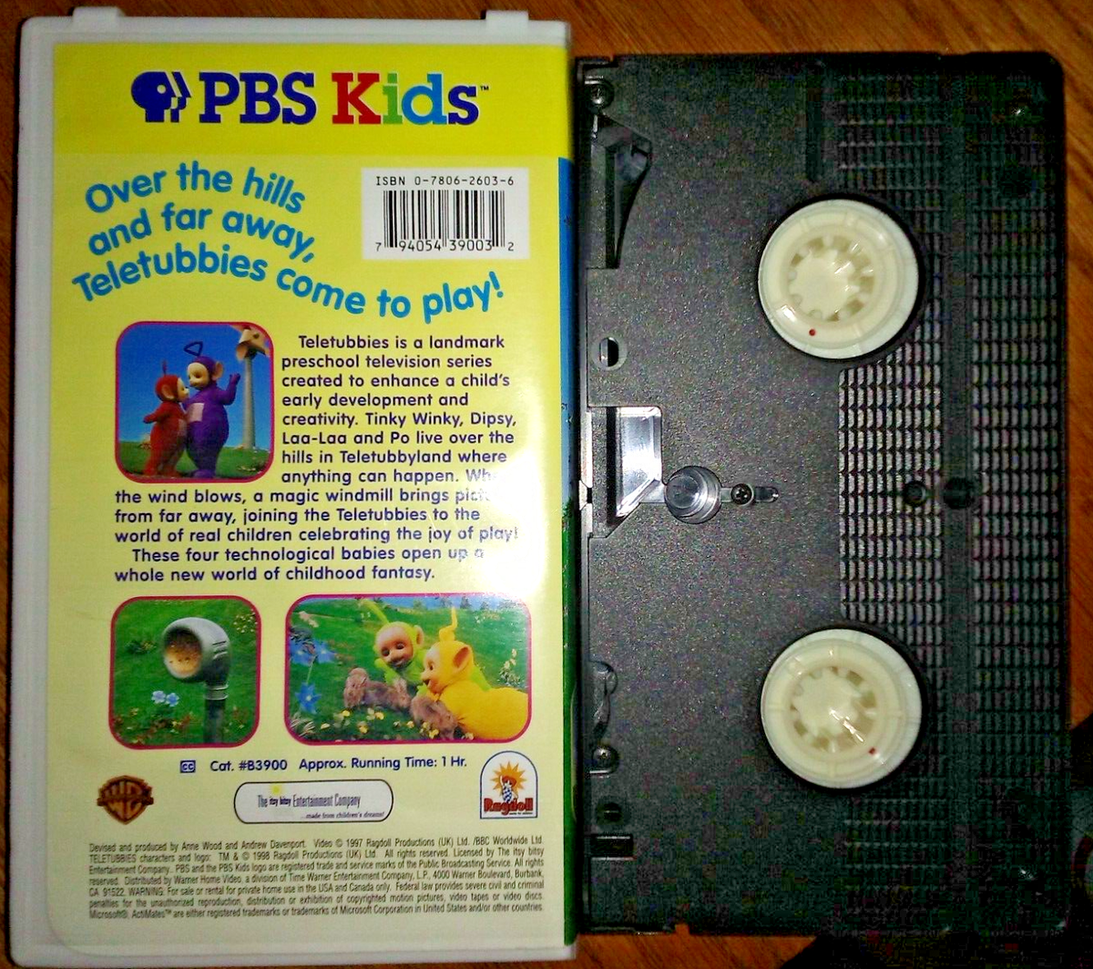 Teletubbies~Here Come the (VHS-1999)*EUC~Clamshell~PBS~Buy3Get1