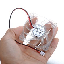 1X Silent Cooler Small Clear PC Fan for Computer Cooling DC 5V 0.21A 60 60 12mm