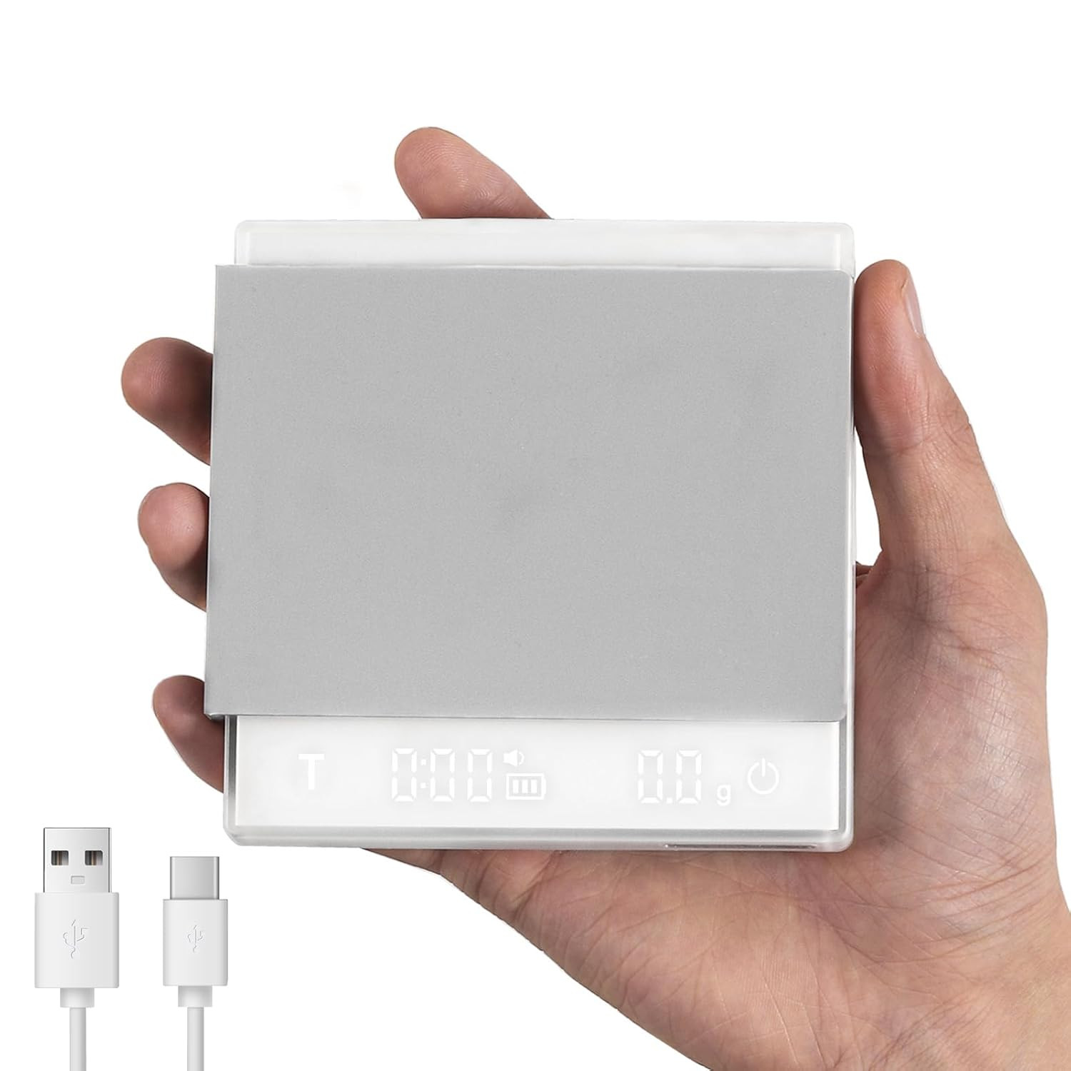 Bilancia da Caffè Ricaricabile Mini - Il Segreto del Vero Espresso Italiano