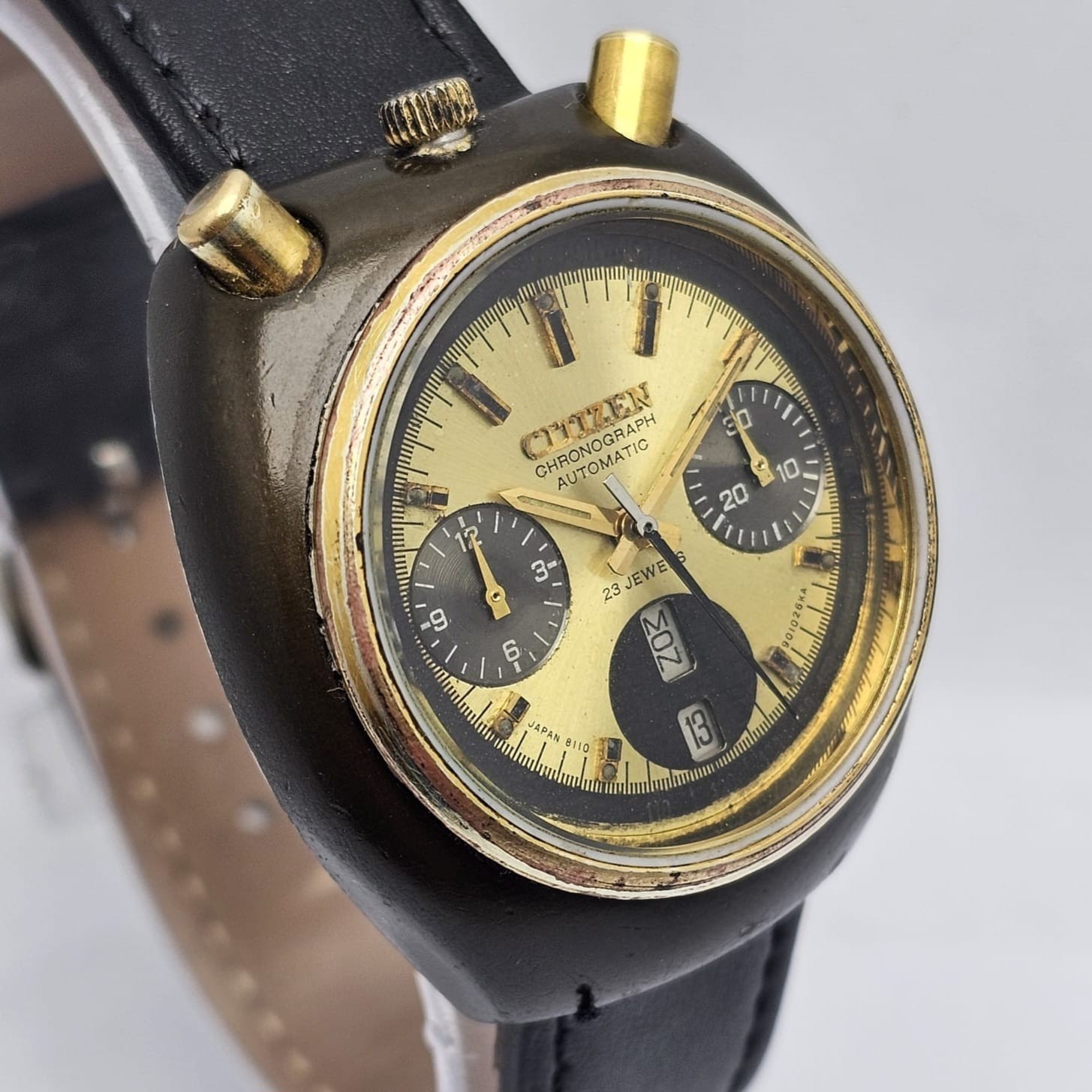 Citizen Bullhead 67-9143 Automatic Chronograph Vintage Men’s Watch