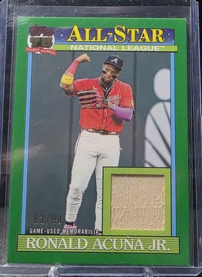 2026 Topps Series 2 Ronald Acuna Jr All Star Game Used Relic  03/99 #91ASR-RA