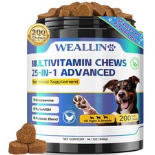 Dog Vitamins, Multivitamin is Human with Glucosamine Probiotics 200ct /, /