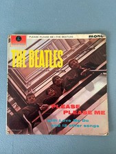 The Beatles Please Please Me PMC1202 Mono 2nd Pressing Black Gold 1st press slve