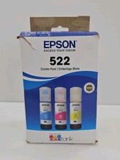 EPSON 522 EcoTank Ink Ultra-high Capacity Bottle Color Combo Pack 03/30
