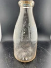 Vtg Glass Milk Bottle Conover Dairy Hightstown NJ See Photos