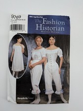 Simplicity 9769 The Fashion Historian Sewing Pattern HH 6-12 Martha McCain