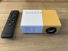 POCCOSH Portable LED Projector HDMI AV Remote Control - Fully Working