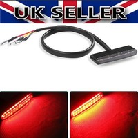 Motorrad 11 LED RüCklicht Lauflicht Bremslicht Universal Motorrad