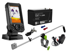 ✅ Lowrance EAGLE 4x Echolot Portabel Power Pack M mit Geberstange Akku Lader ✅