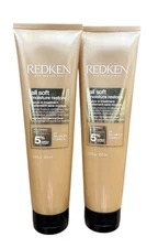 Redken All Soft Moisture Restore Leave In Treatment 5.1 oz. Pack of 2.