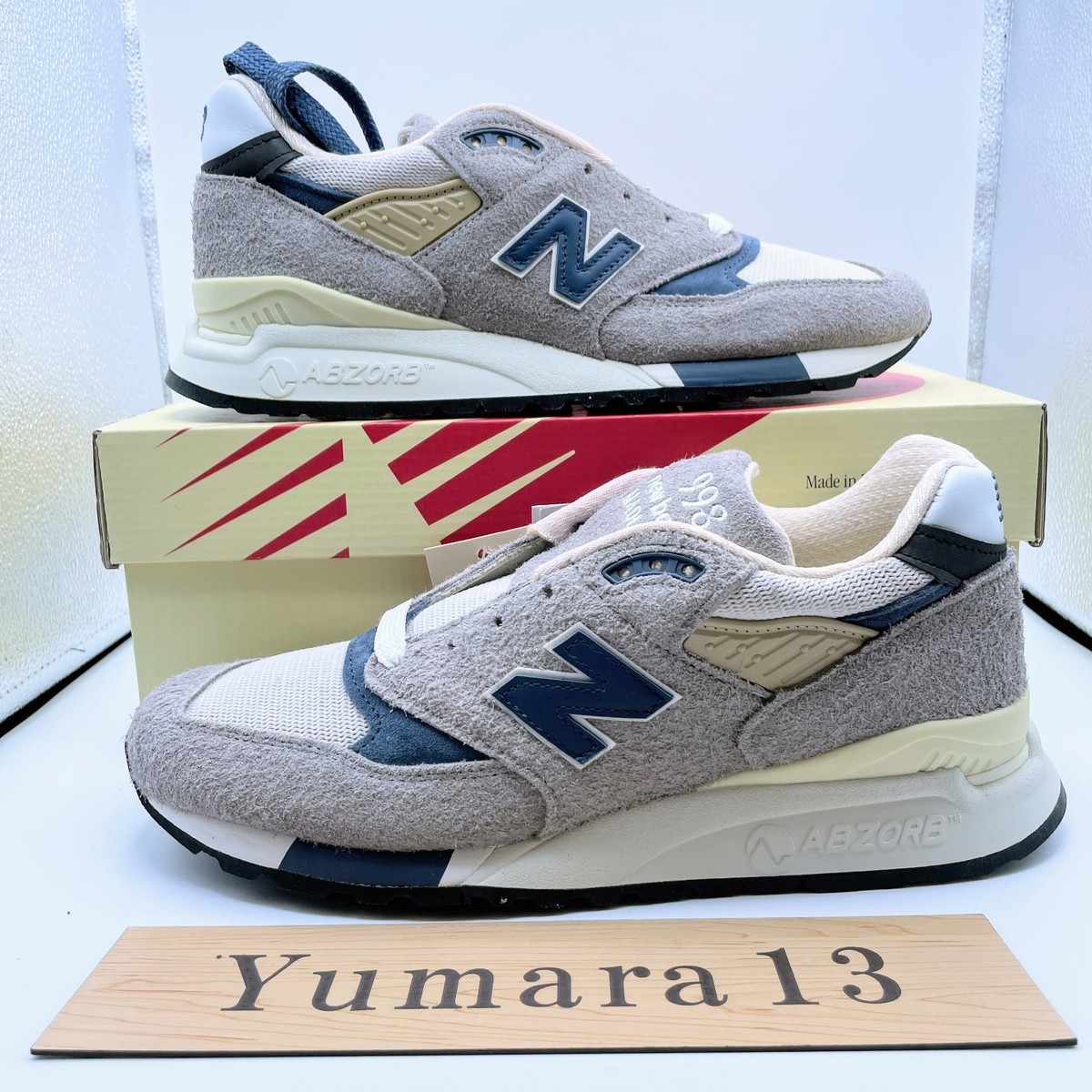 New Balance 998 Gray Navy Made in USA U998TA Men's Size | eBay