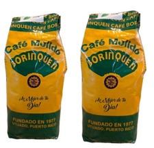 CAFE BORINQUEN BEST PUERTO RICO FRESH GROUND COFFEE 2 PACKS 14OZ Each Bag