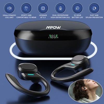 Mpow TWS Bluetooth Wireless Earbuds Waterproof Noise Cancelling Sports Earphones