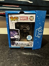 Funko Pop! Vinyl: Marvel Black panther Exclusive #1187  w Blue Box