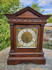 Antique Mantle Clock Lenzkirch 1890 Manual Chime Not Working For Parts Repair