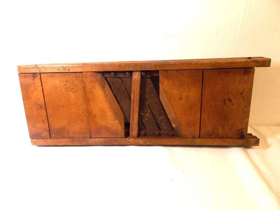 3-Blade Kraut Cutter / Cabbage / Slaw 673-W w/ Safety Guide , T&D Mfg - Image 2 of 3