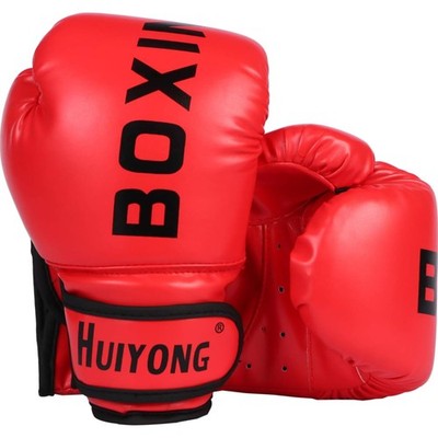 Kinder Boxhandschuhe Training Kinderkampf Boxstiefel Rot PU Kinderboxsack