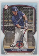 2023 Bowman Prospects Sky Blue 441/499 Yasser Mercedes #BP-99 sc2