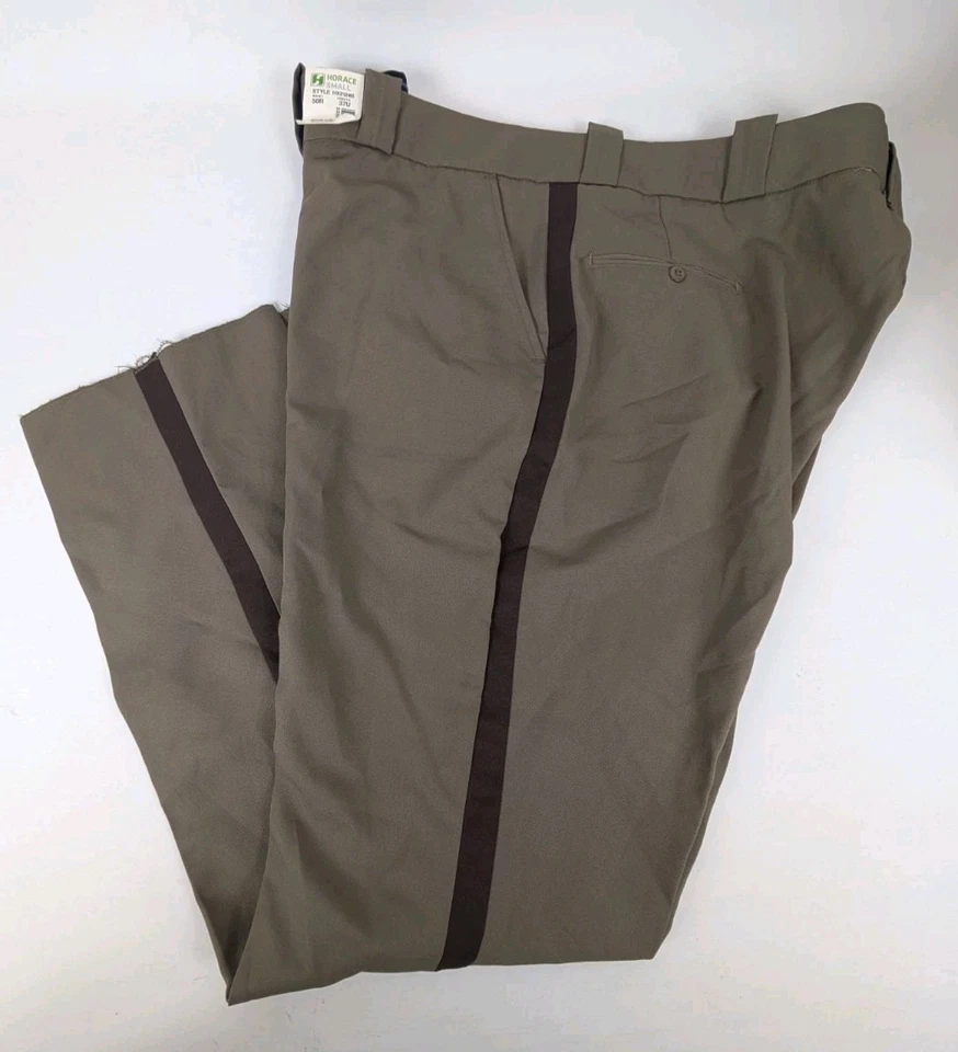 Venta al por mayor 4 Pares Pantalones Uniformes NUEVOS CON ETIQUETAS HORACE SMALL Oliva Con Marrón 50R 37U Foto 2 de 4