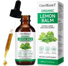 Lemon Balm Tincture 60ml – Fast-Acting Herbal Support for Calm & Focus