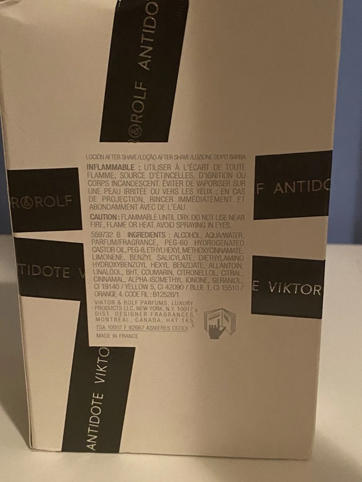 Viktor Rolf Antídoto Aftershave 4.2 Fl Oz Loción Spray*ENCONTRADO RARO* Foto 3 de 3