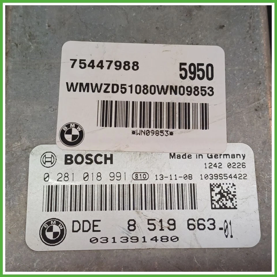 Centralina BOSCH 0281018991 MINI MINI Countryman R60 82kw 13618519663 - Immagine 2 di 4