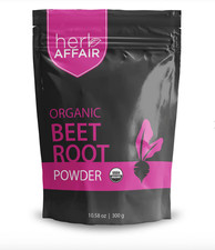 Organic Beet Root Powder 300g  USDA Organic  Non-GMO  Vegan  Herb Affair