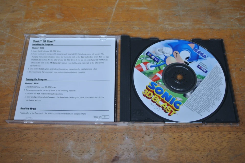 Sonic 3D Blast Sega PC Collection CD-ROM PC Juego Foto 3 de 3