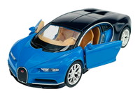 Welly Bugatti Chiron Blau 1:34 Die Cast Metal Neu Im Kasten