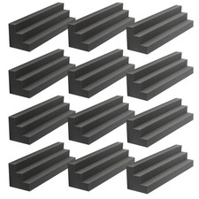 Acoustic Foam Panels 12" X 3" X 3" Bass Traps Acoustic Foam Corner, Sound Pro...