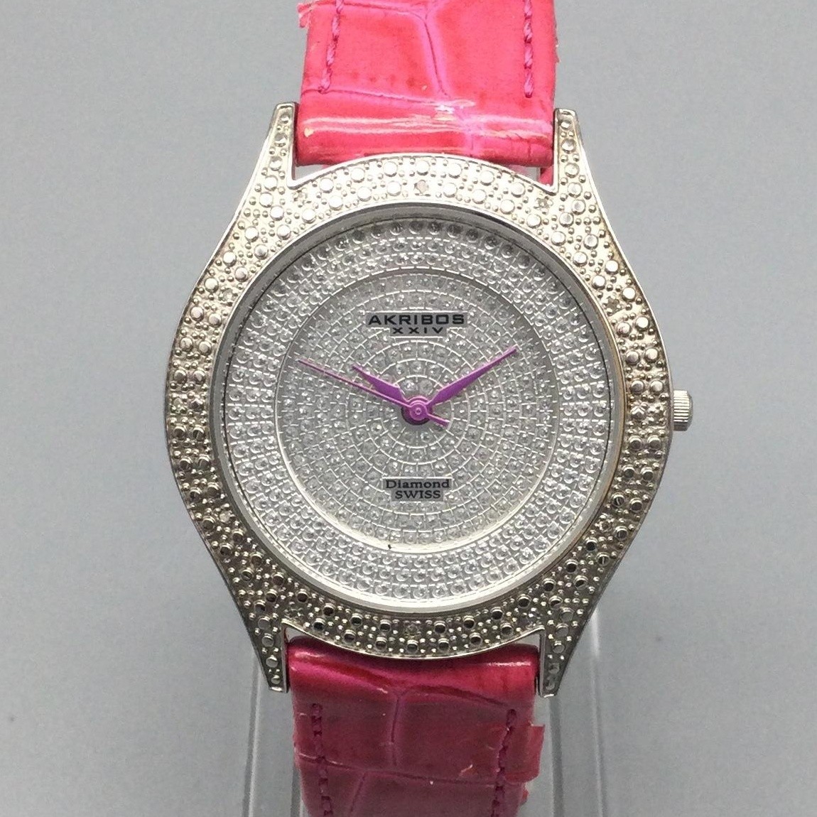 Akribos XXIV Women\'s Lady Diamond Watch s-l400.jpg main image 2