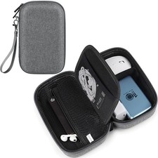 Hard Electronic Organizer Travel Case for MacBook Power Adapter Chargers Cabl...