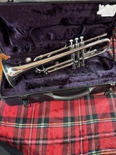 Musikwerks Silver Finish Trumpet Band with case Musical Instrument