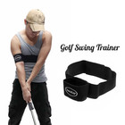 1 pieza Golf Swing Entrenamiento Ayudas Swing Brazo Correa Doble Anillo Golf Swing Entrenador