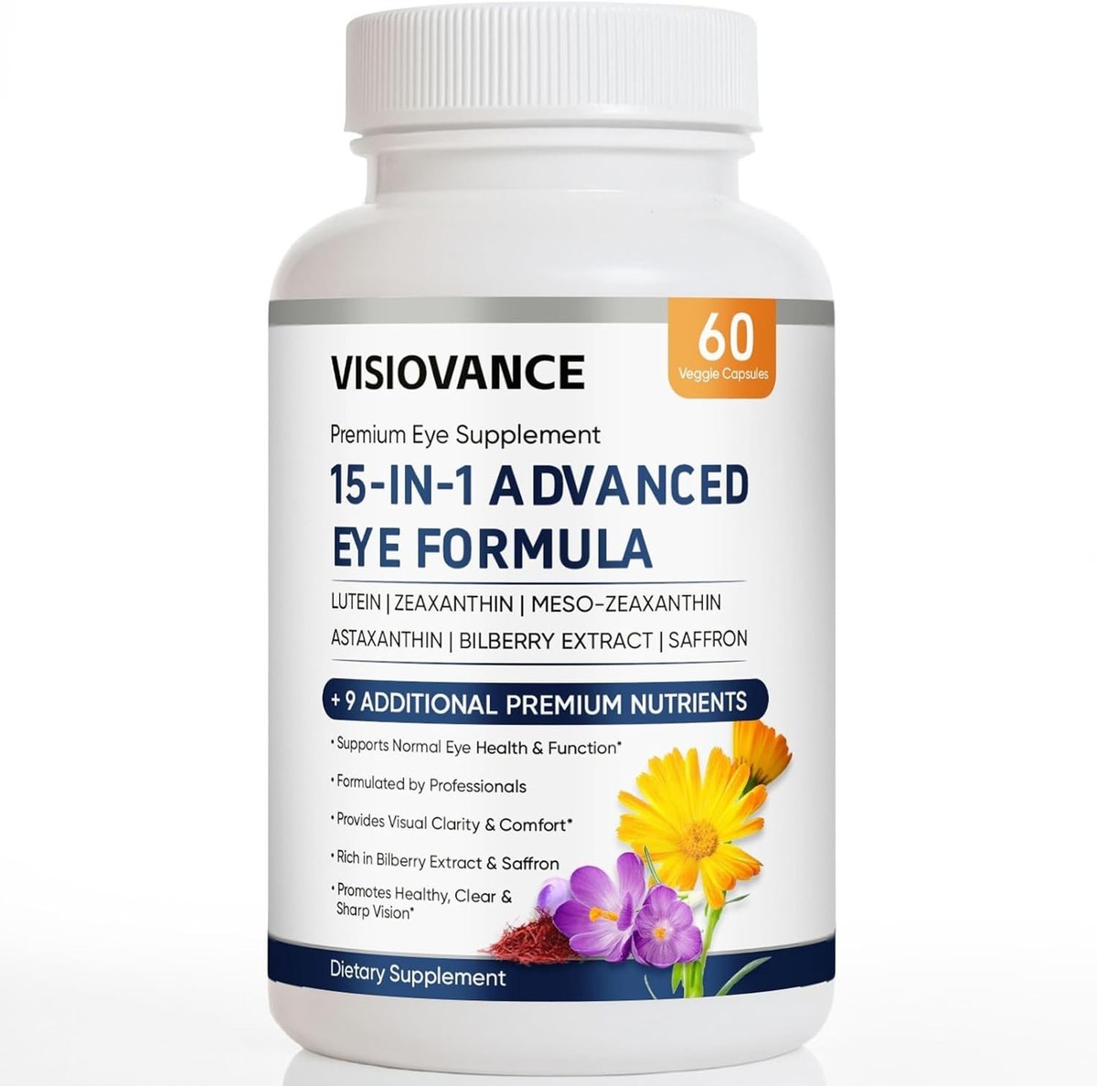 VisioVance 15 in 1 Advanced Eye Formula - Neurobella Eye Formula
