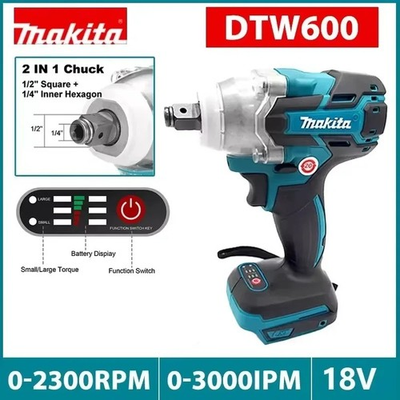 #ad Makita DTW600 3100IPM 18V Cordless Wrench 1 2Inch Brushless Screwdriver Recharga $58.99