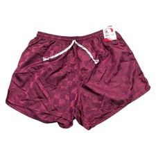 80s NWT Checkered Nylon Athletic Shorts