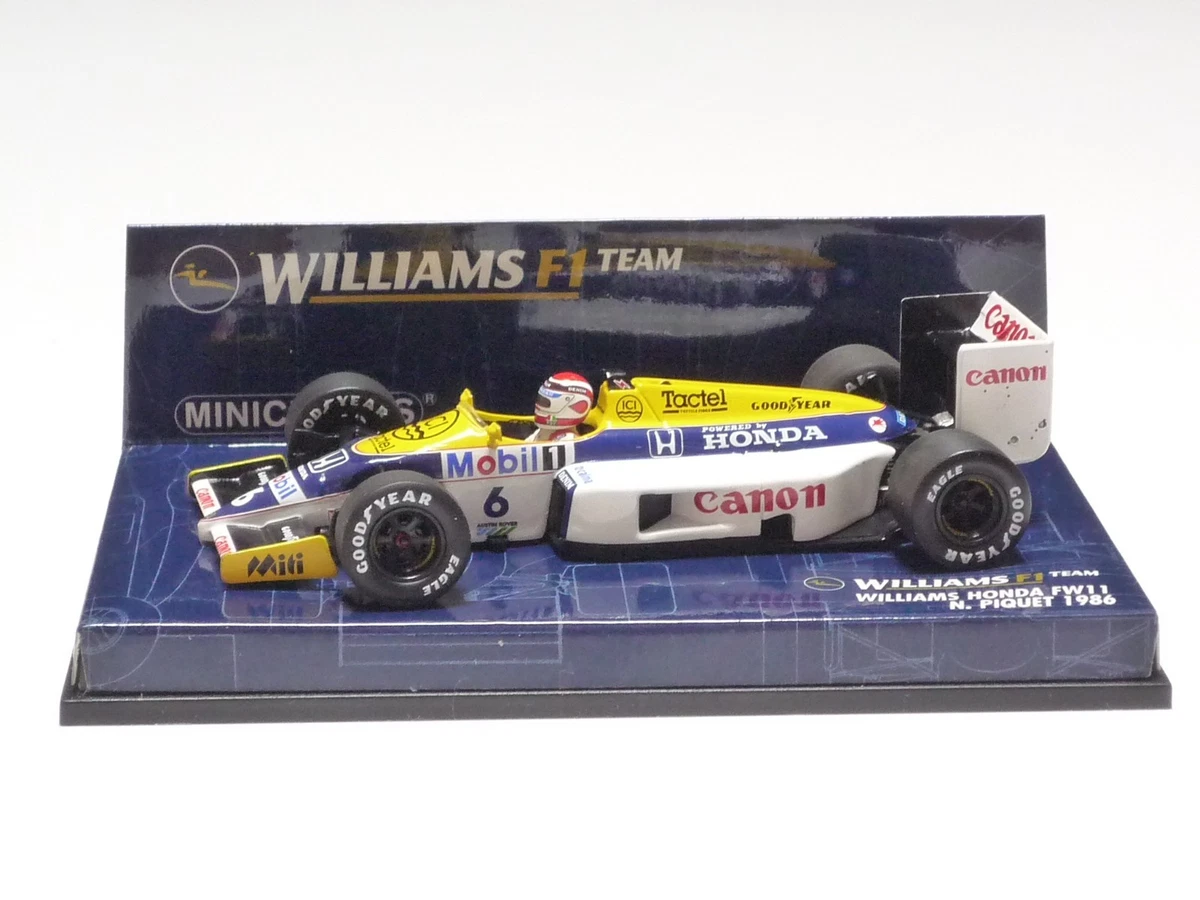 【値下げ】MINICHAMPS WILLIAMS HONDA FW11 1/43 MINICHAMPS Williams Diecast Formula 1 Cars 1986 Vehicle Year for
