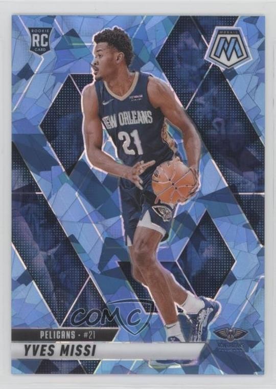 2024-25 Panini Mosaic Rookies Ice Prizm 40/125 Yves Missi #243 Rookie RC m4w